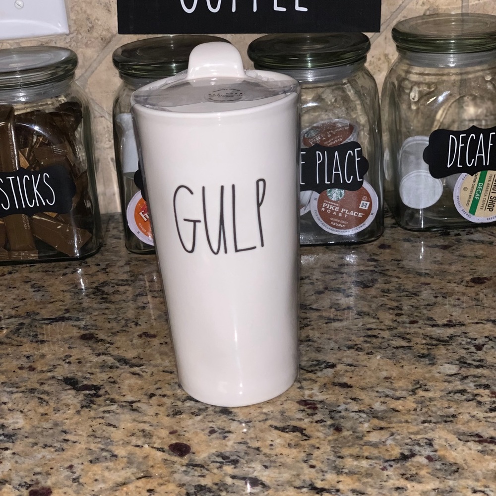 Rae Dunn “Gulp” travel mug